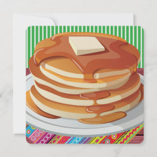 Invitation Cène De Pancake - Mardi Gras