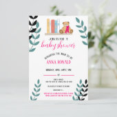 Invitation Centré autour du thème des livresDouche bébé (Debout devant)