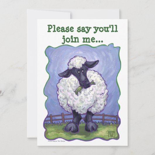 Invitation Centre de la fête des moutons (Devant)