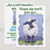 Invitation Centre de la fête des moutons (Devant / Derrière)