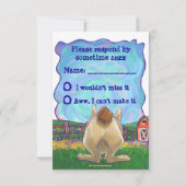 Invitation Centre de la fête du lapin (Dos)