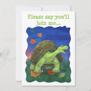 Invitation Centre de Tortoise Têtes et Tails