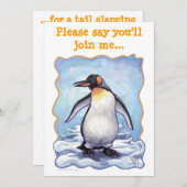 Invitation Centre du parti Penguin (Devant / Derrière)