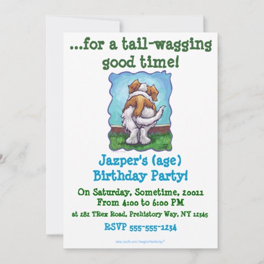 Invitation Centre du Parti St. Bernard (Dos)