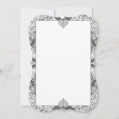 Invitation Céramique gris dentelle (Dos)