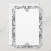 Invitation Céramique gris dentelle (Dos)