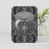 Invitation Céramique noir (Debout devant)