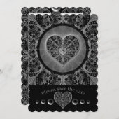 Invitation Céramique noir (Devant / Derrière)