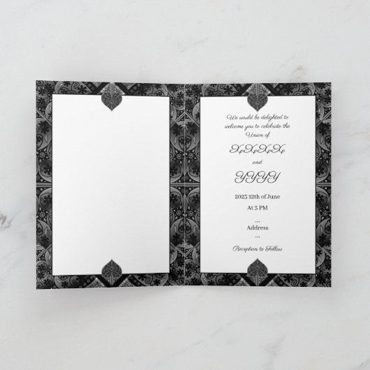 Invitation Céramique noir (Intérieur)