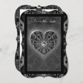 Invitation Céramique noir (Devant / Derrière)