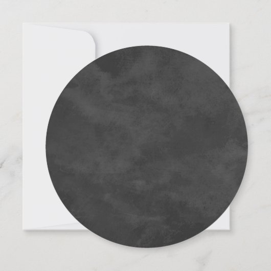 Invitation Cercle Blanc Script Elle A Dit Oui Partie Engageme (Dos)