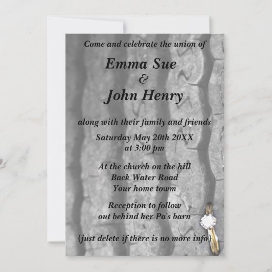 Invitation Cercle dans la roue (Devant)