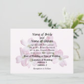 Invitation Cercle de Dogwood rose (Debout devant)