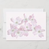 Invitation Cercle de Dogwood rose (Dos)