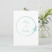 Invitation Cercle de Fleur de Lis (Debout devant)