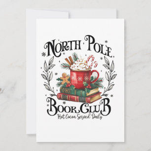 Invitation Cercle de lecture du Pôle Nord Chocolat chaud de N