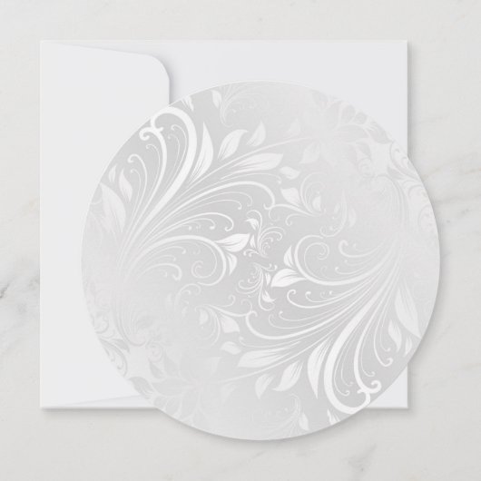 Invitation Cercle de perle et de dentelle (Dos)