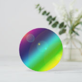 Invitation cercle d'invitation arc-en-ciel (Debout devant)