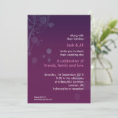 Invitation Cercle et Tourbillon (violet) (Debout devant)