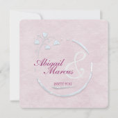 Invitation Cercle mariage de l'amour (Devant)