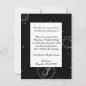 Invitation Cercles à points Polka blancs sur Arrière - plan n (Devant)