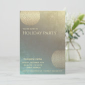 Invitation Cercles abstraits modernes entreprise Fête de vaca (Debout devant)