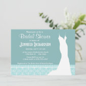 Invitation Cercles Bleus Bébé mignon (Debout devant)