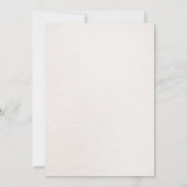 Invitation Cercles de papier d'aluminium doré faux et lin pêc (Dos)