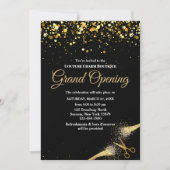 Invitation Cérémonie Chic Grand Ouverture De Coupe Du Ruban (Devant)