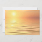 Invitation Cérémonie commémorative de l'océan | Photo en souv (Dos)