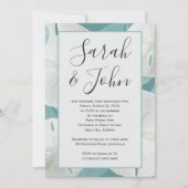 Invitation Cérémonie d'anniversaire Beach Vows Sand Dollar (Devant)