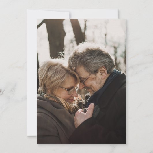 Invitation Cérémonie de 40 ans de mariage Ruby Red Swirly Scr (Dos)