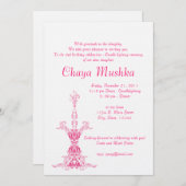 Invitation Cérémonie de Candlelighting de filles (Devant / Derrière)