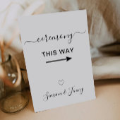 Invitation Cérémonie de cette façon Mariage Signé Modèle