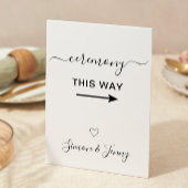 Invitation Cérémonie de cette façon Mariage Signé Modèle