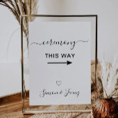 Invitation Cérémonie de cette façon Mariage Signé Modèle