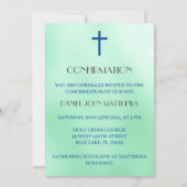 Invitation Cérémonie de confirmation de la Croix Verte (Devant)