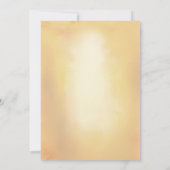 Invitation Cérémonie de fiançailles hindoue indienne florale  (Dos)