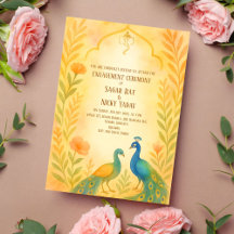 Cérémonie de fiançailles hindoue indienne florale 