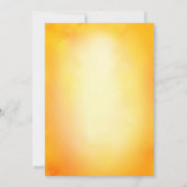 Invitation Cérémonie de fiançailles hindoue indienne florale  (Dos)