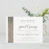 INVITATION CÉRÉMONIE DE GRANDE OUVERURE EN MOSAÏQUE DE CUIVRE (Debout devant)