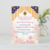 Invitation Cérémonie de Griha Pravesh (Debout devant)