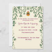 Invitation Cérémonie de Griha Pravesh (Devant)