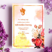 Invitation Cérémonie de Haldi Kumkum