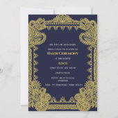 Invitation Cérémonie de la préMariage indienne Haldi (Devant)