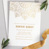 Invitation Cérémonie de la première bouchée de riz Annaprasha