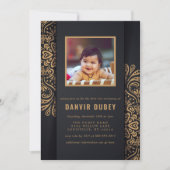 Invitation Cérémonie de la première prise de riz Annaprashan  (Devant)