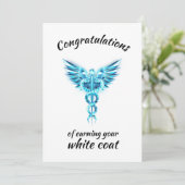 Invitation Cérémonie de la robe blanche Crystal Médicale (Debout devant)