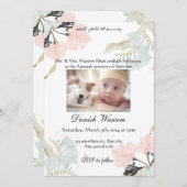 Invitation Cérémonie de l'Aqeeqah (Devant / Derrière)