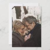 Invitation Cérémonie de mariage Rubis Rouge Script Tourbillon (Dos)